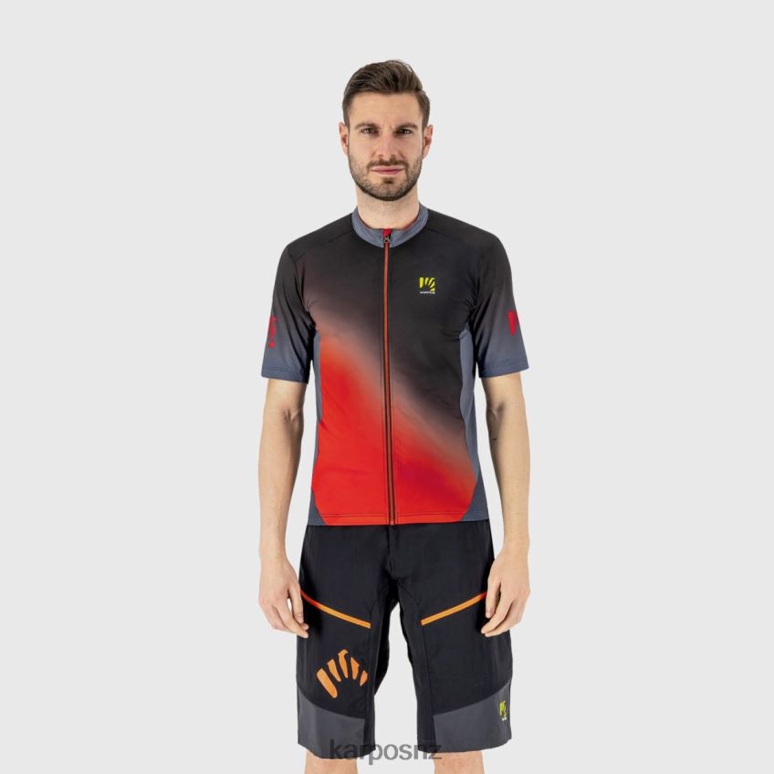 T-Shirt| PRINT 2 INDIGO B./BLACK/GREEN 0848P8305 Karpos JUMP JERSEY Men