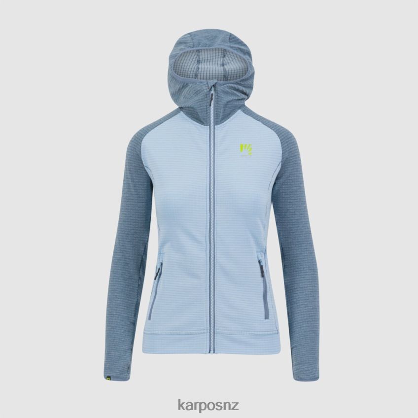 Fleece| AQUAMARINE/SPRING LAKE 0848P81167 Karpos AMBRIZZOLA W FULL-ZIP HOODIE Women