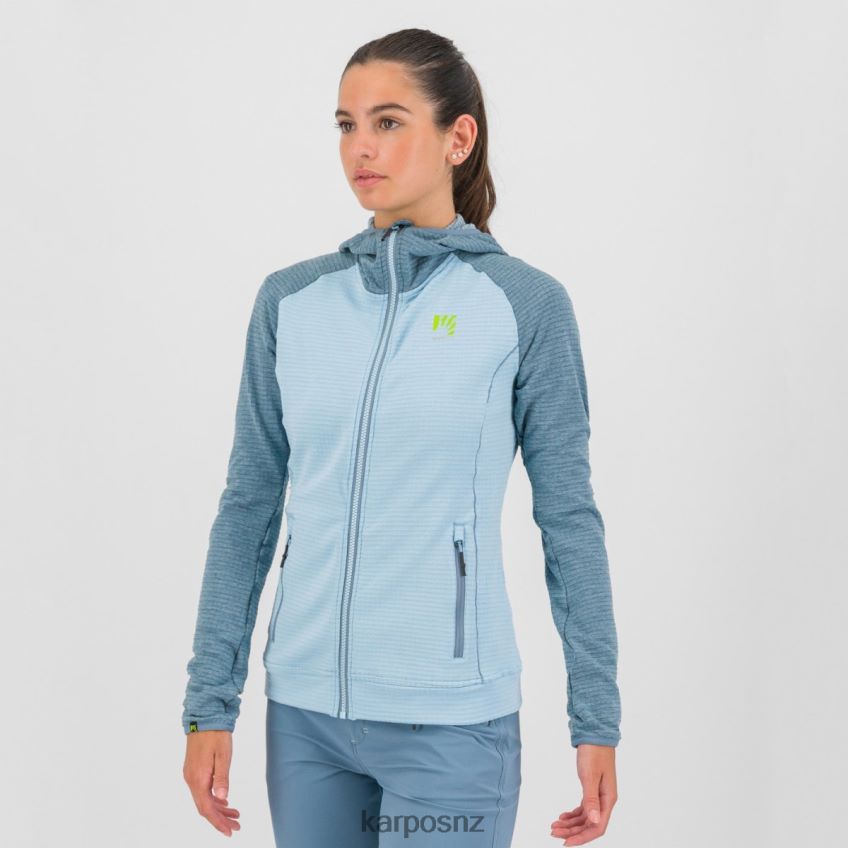 Fleece| AQUAMARINE/SPRING LAKE 0848P81167 Karpos AMBRIZZOLA W FULL-ZIP HOODIE Women