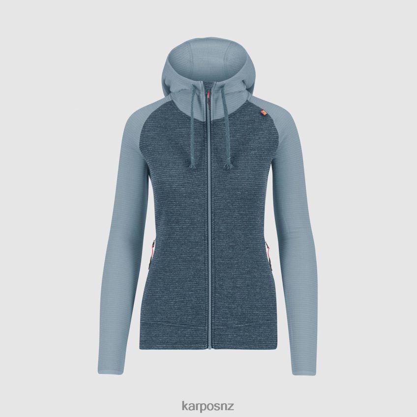 Fleece| BERING SEA/MOUNTAIN SPRING 0848P81122 Karpos CAMOSCIO W FULL ZIP HOOD Women