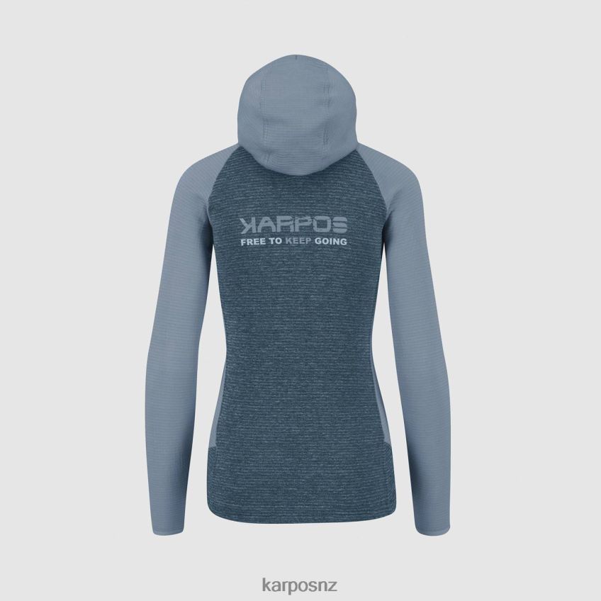 Fleece| BERING SEA/MOUNTAIN SPRING 0848P81122 Karpos CAMOSCIO W FULL ZIP HOOD Women