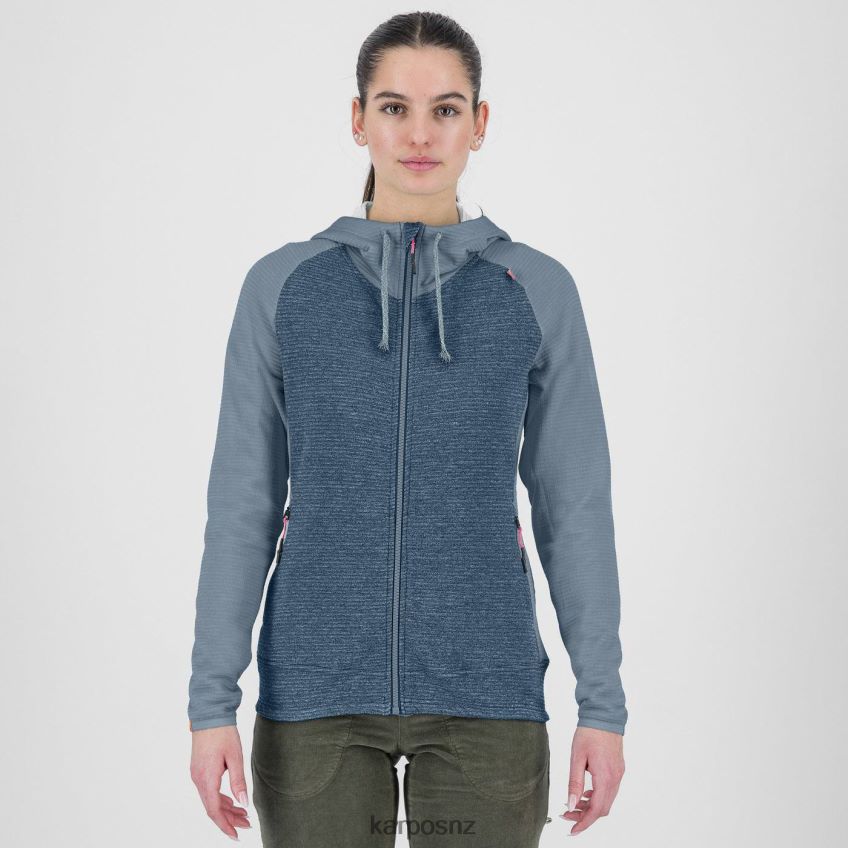 Fleece| BERING SEA/MOUNTAIN SPRING 0848P81122 Karpos CAMOSCIO W FULL ZIP HOOD Women