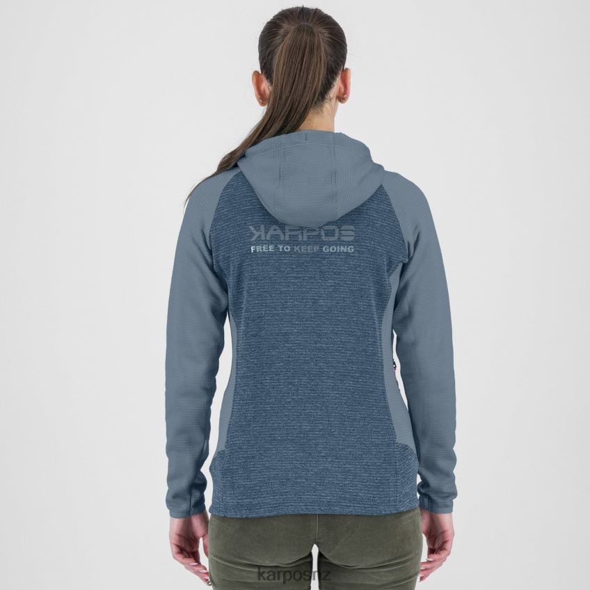 Fleece| BERING SEA/MOUNTAIN SPRING 0848P81122 Karpos CAMOSCIO W FULL ZIP HOOD Women