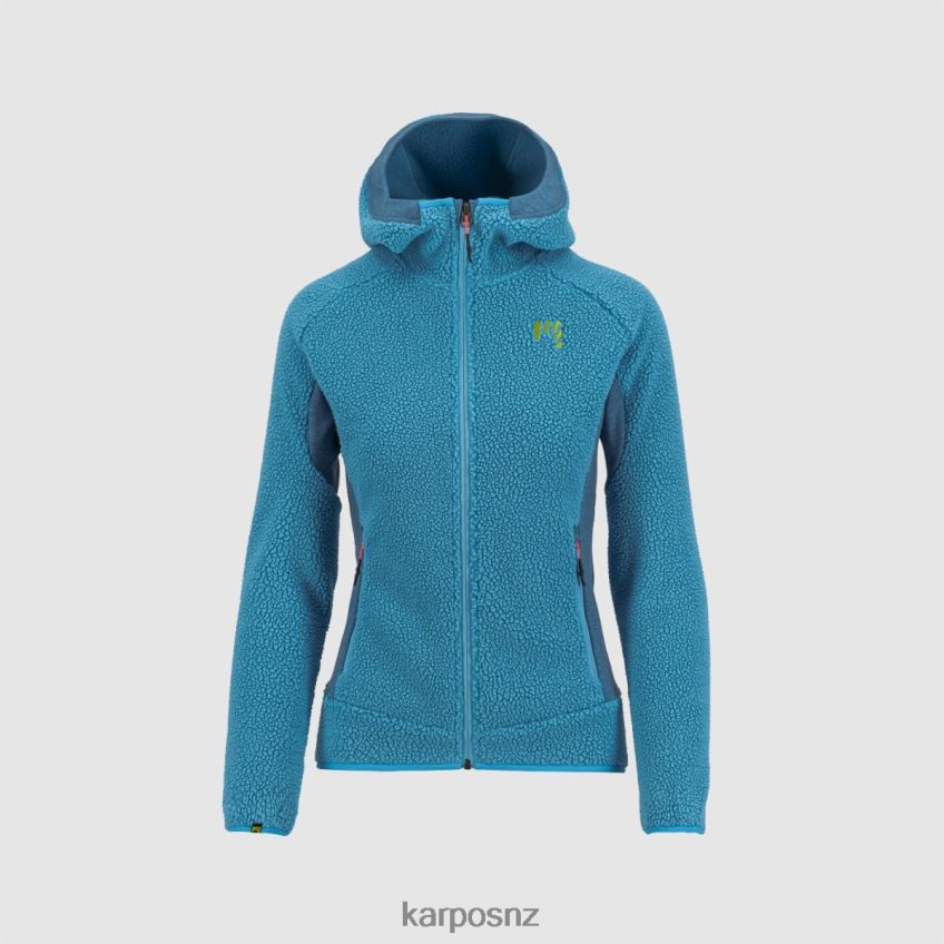 Fleece| BLUE ATOLL 0848P81114 Karpos 80'S HOODIE W FLEECE Women