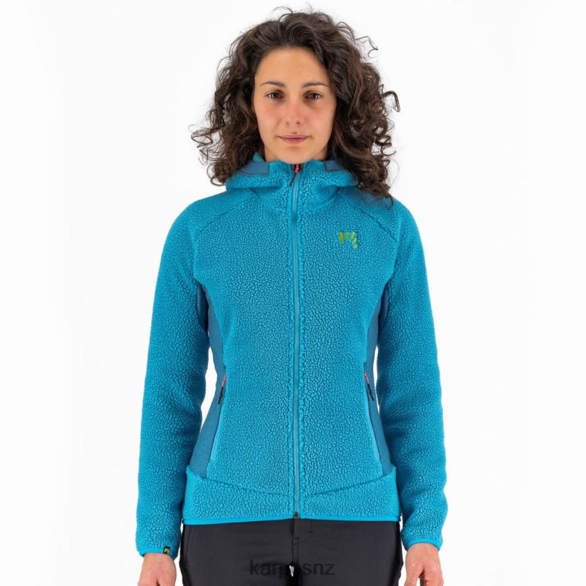 Fleece| BLUE ATOLL 0848P81114 Karpos 80\'S HOODIE W FLEECE Women