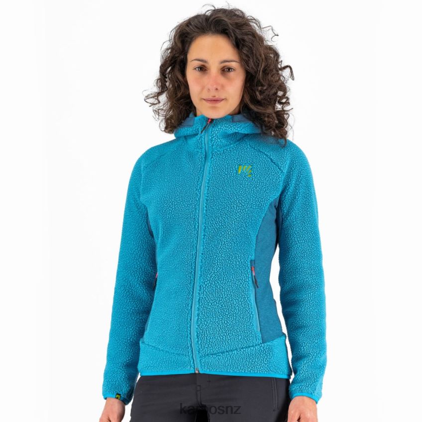 Fleece| BLUE ATOLL 0848P81114 Karpos 80\'S HOODIE W FLEECE Women