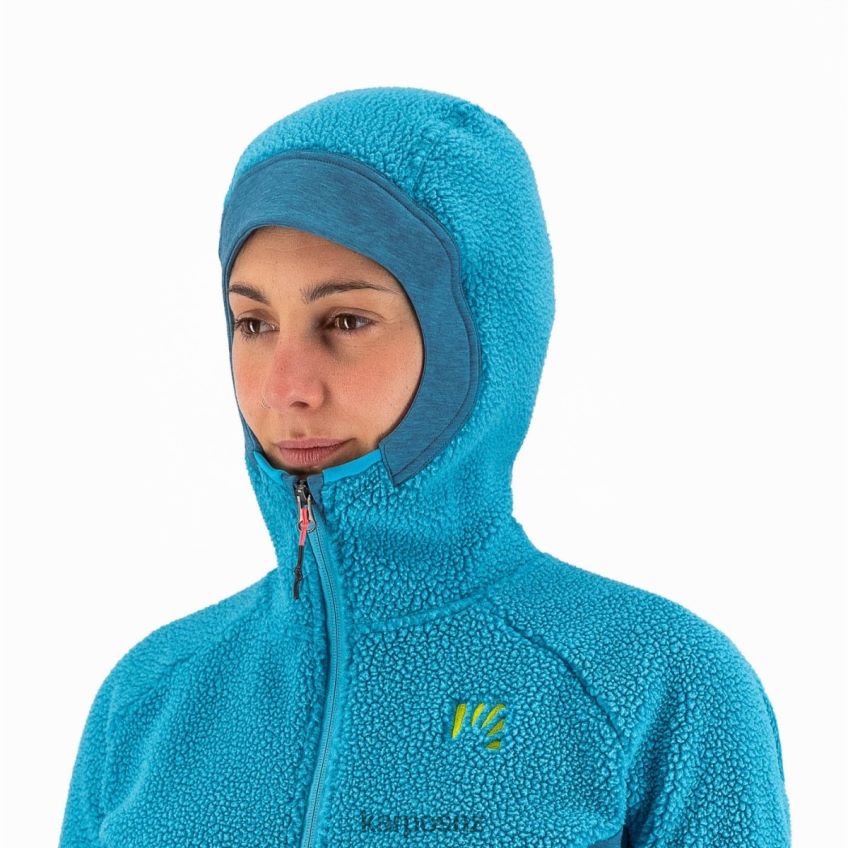 Fleece| BLUE ATOLL 0848P81114 Karpos 80\'S HOODIE W FLEECE Women
