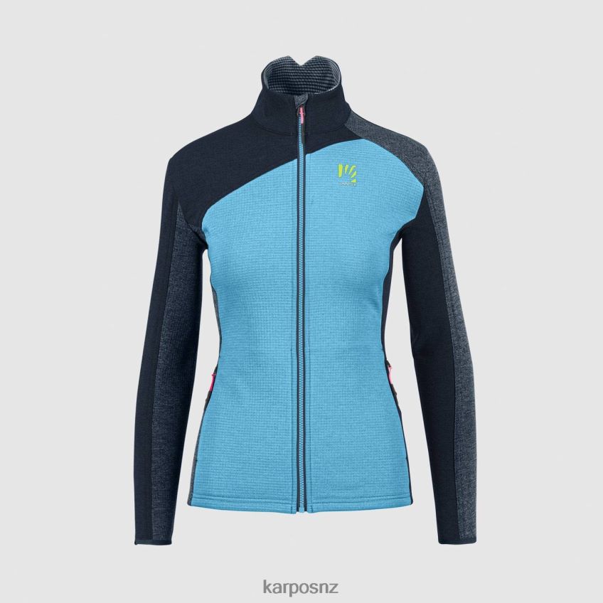 Fleece| BLUE ATOLL/VULCAN/MIDNIGHT 0848P81185 Karpos FEDERA FULL-ZIP W FLEECE Women