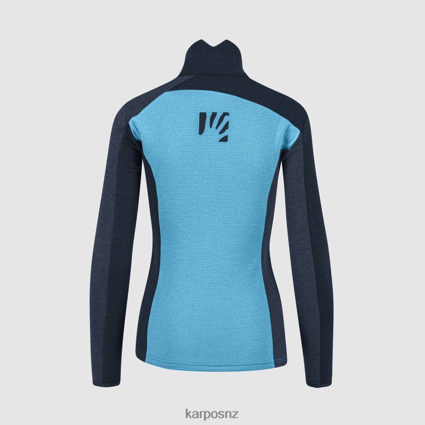 Fleece| BLUE ATOLL/VULCAN/MIDNIGHT 0848P81185 Karpos FEDERA FULL-ZIP W FLEECE Women