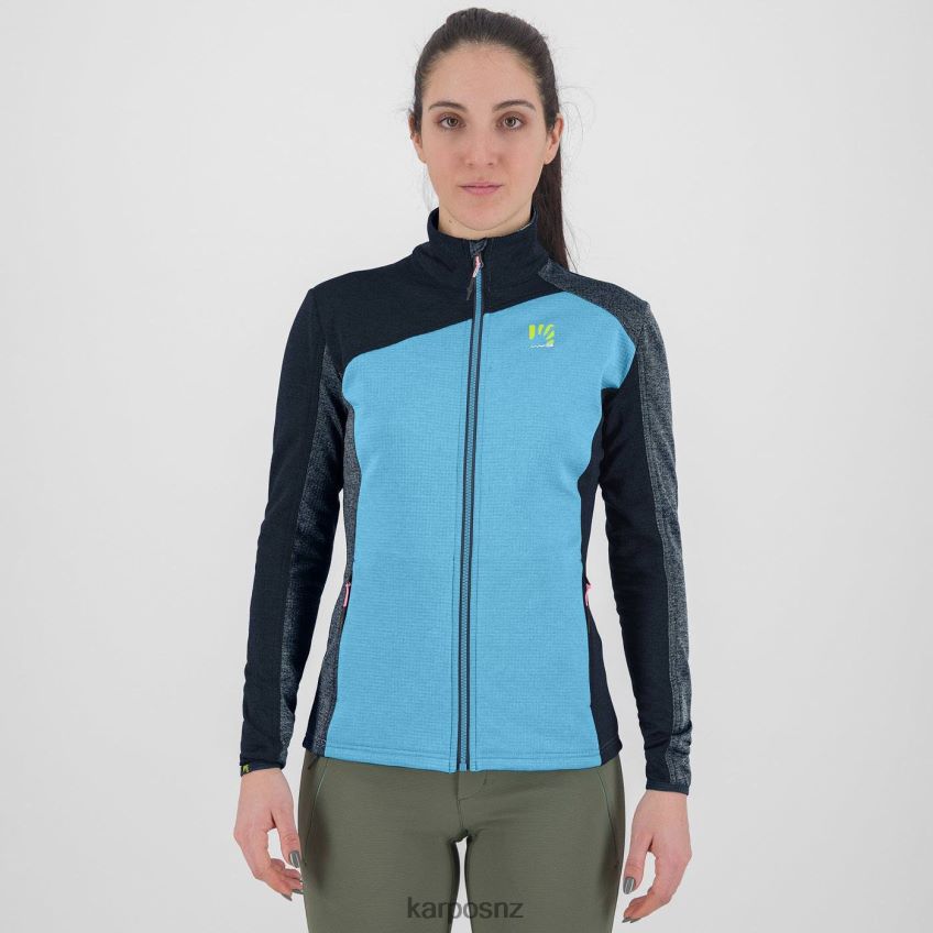 Fleece| BLUE ATOLL/VULCAN/MIDNIGHT 0848P81185 Karpos FEDERA FULL-ZIP W FLEECE Women