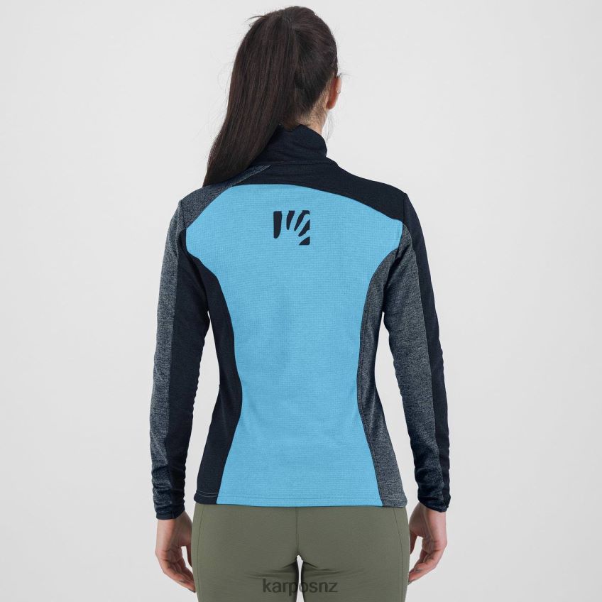Fleece| BLUE ATOLL/VULCAN/MIDNIGHT 0848P81185 Karpos FEDERA FULL-ZIP W FLEECE Women