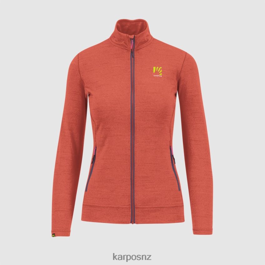 Fleece| HOT CORAL 0848P81190 Karpos POMEDES W T-SHIRT LS Women