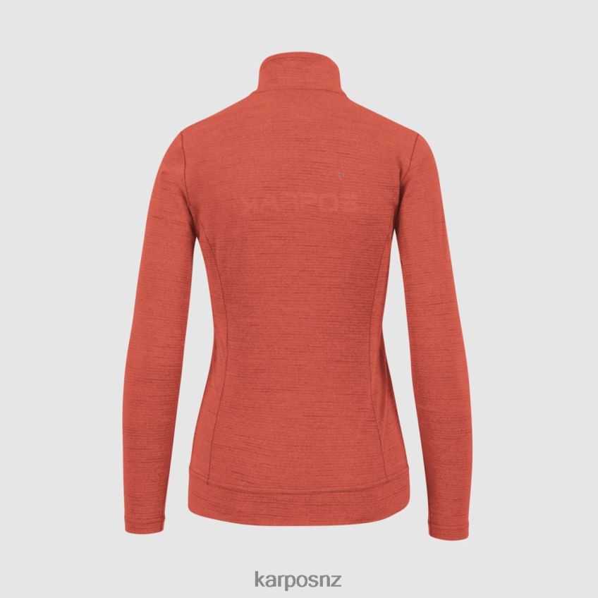Fleece| HOT CORAL 0848P81190 Karpos POMEDES W T-SHIRT LS Women
