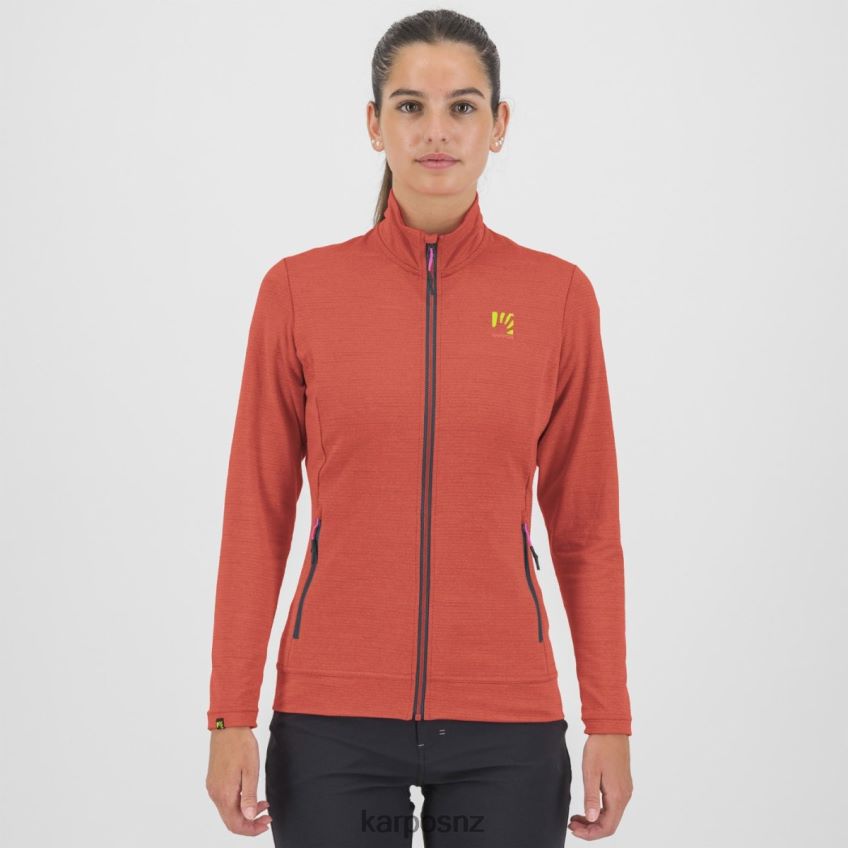 Fleece| HOT CORAL 0848P81190 Karpos POMEDES W T-SHIRT LS Women