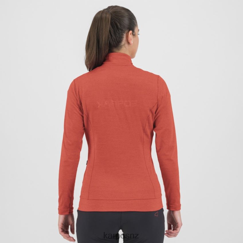 Fleece| HOT CORAL 0848P81190 Karpos POMEDES W T-SHIRT LS Women