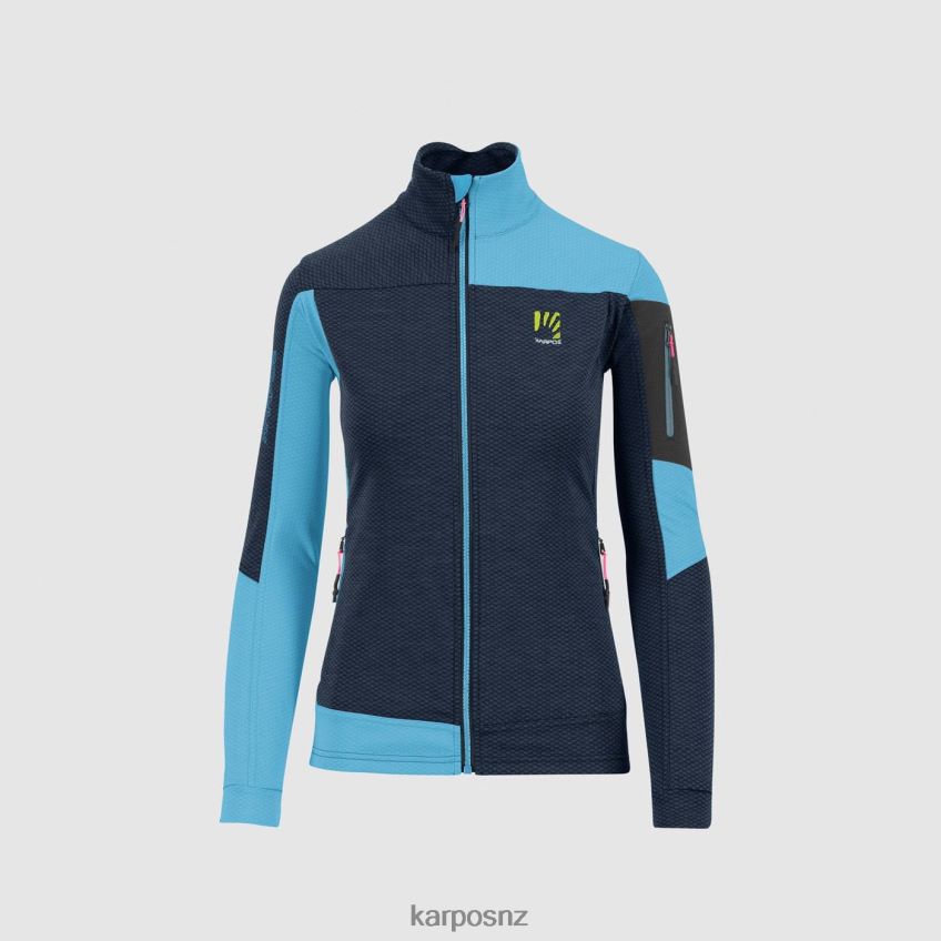 Fleece| MIDNIGHT/BLUE ATOLL 0848P81127 Karpos CHERZ W FLEECE Women