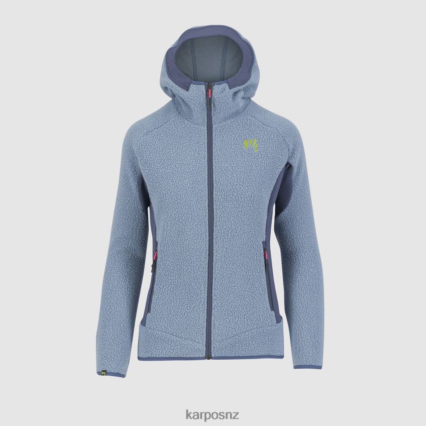 Fleece| MOUNTAIN SPRING/BERING SEA 0848P81117 Karpos 80'S HOODIE W FLEECE Women
