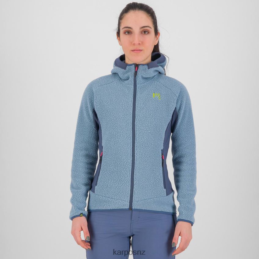 Fleece| MOUNTAIN SPRING/BERING SEA 0848P81117 Karpos 80\'S HOODIE W FLEECE Women