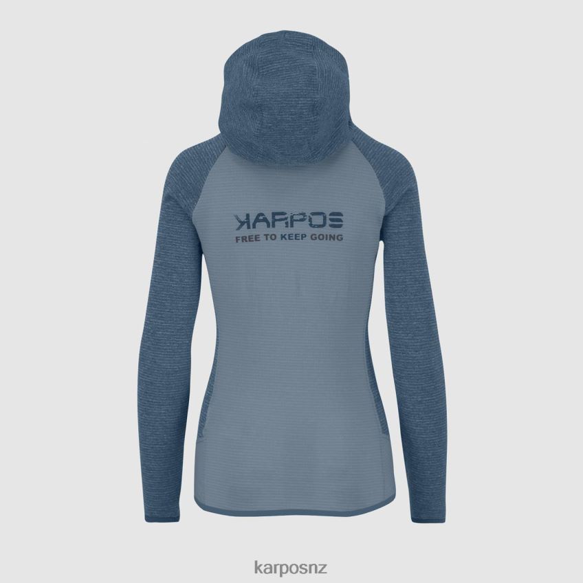 Fleece| MOUNTAIN SPRING/BERING SEA 0848P81175 Karpos CAMOSCIO W HOODIE Women