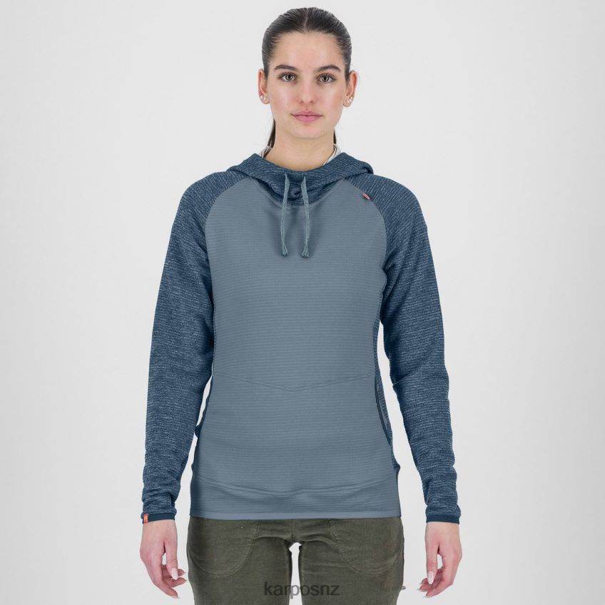 Fleece| MOUNTAIN SPRING/BERING SEA 0848P81175 Karpos CAMOSCIO W HOODIE Women