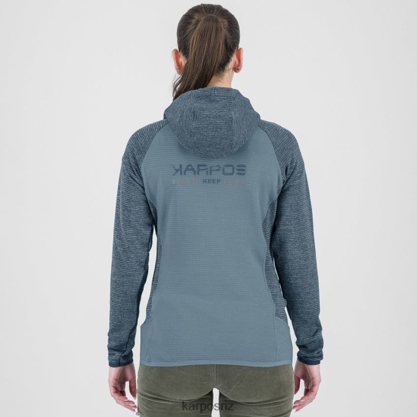 Fleece| MOUNTAIN SPRING/BERING SEA 0848P81175 Karpos CAMOSCIO W HOODIE Women