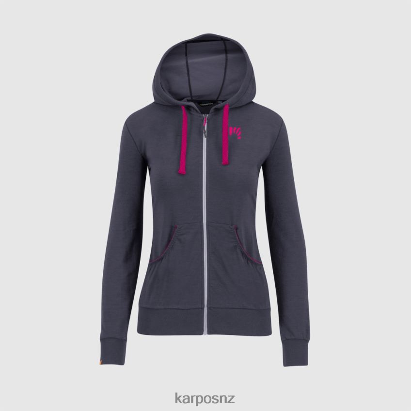 Fleece| OMBRE BLUE 0848P81123 Karpos COPPOLO MERINO W FULL ZIP HOODIE Women