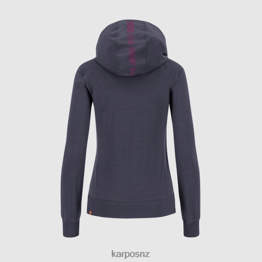 Fleece| OMBRE BLUE 0848P81123 Karpos COPPOLO MERINO W FULL ZIP HOODIE Women
