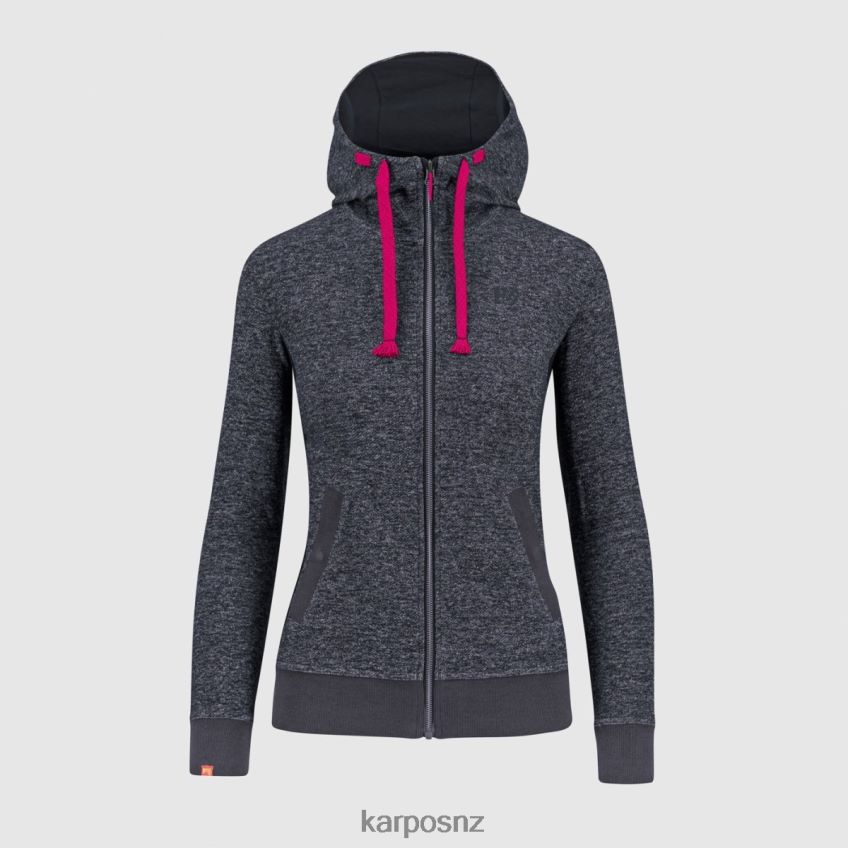 Fleece| OMBRE BLUE MELANGE 0848P81118 Karpos TOTOGA HEMP W FULL-ZIP HOODIE Women