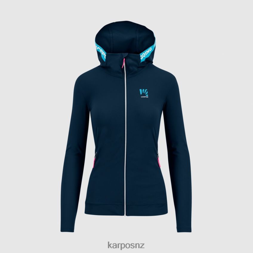 Fleece| SKY CAPTAIN/BLUE ATOLL 0848P81142 Karpos EASYFRIZZ W FULL-ZIP HOODIE Women