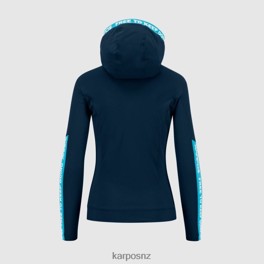 Fleece| SKY CAPTAIN/BLUE ATOLL 0848P81142 Karpos EASYFRIZZ W FULL-ZIP HOODIE Women