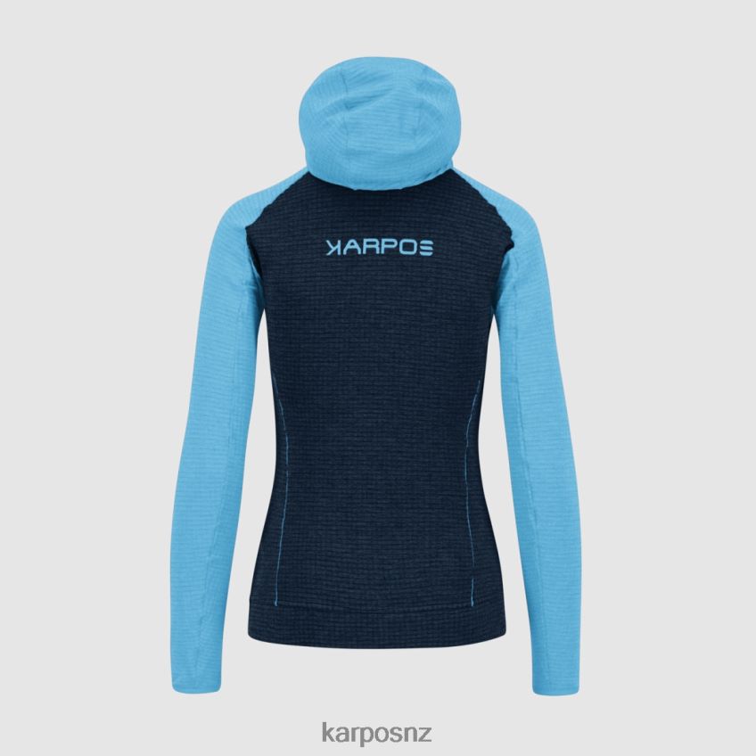 Fleece| SKY CAPTAIN/BLUE ATOLL 0848P81164 Karpos AMBRIZZOLA W FULL-ZIP HOODIE Women
