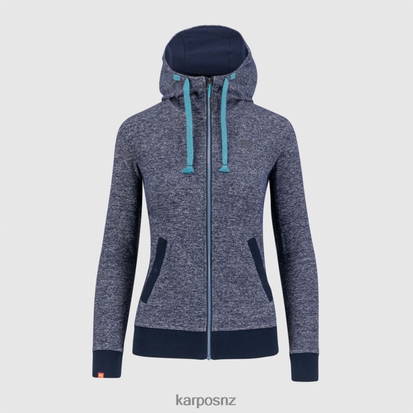 Fleece| SKY CAPTAIN MELANGE 0848P81119 Karpos TOTOGA HEMP W FULL-ZIP HOODIE Women