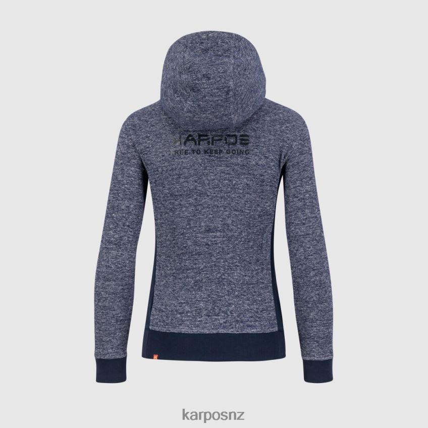 Fleece| SKY CAPTAIN MELANGE 0848P81119 Karpos TOTOGA HEMP W FULL-ZIP HOODIE Women