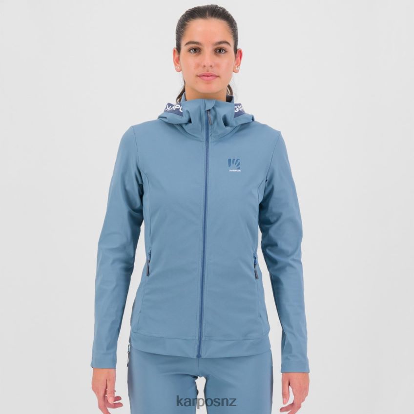 Fleece| SPRING LAKE/VINTAGE INDIGO 0848P81145 Karpos EASYFRIZZ W FULL-ZIP HOODIE Women
