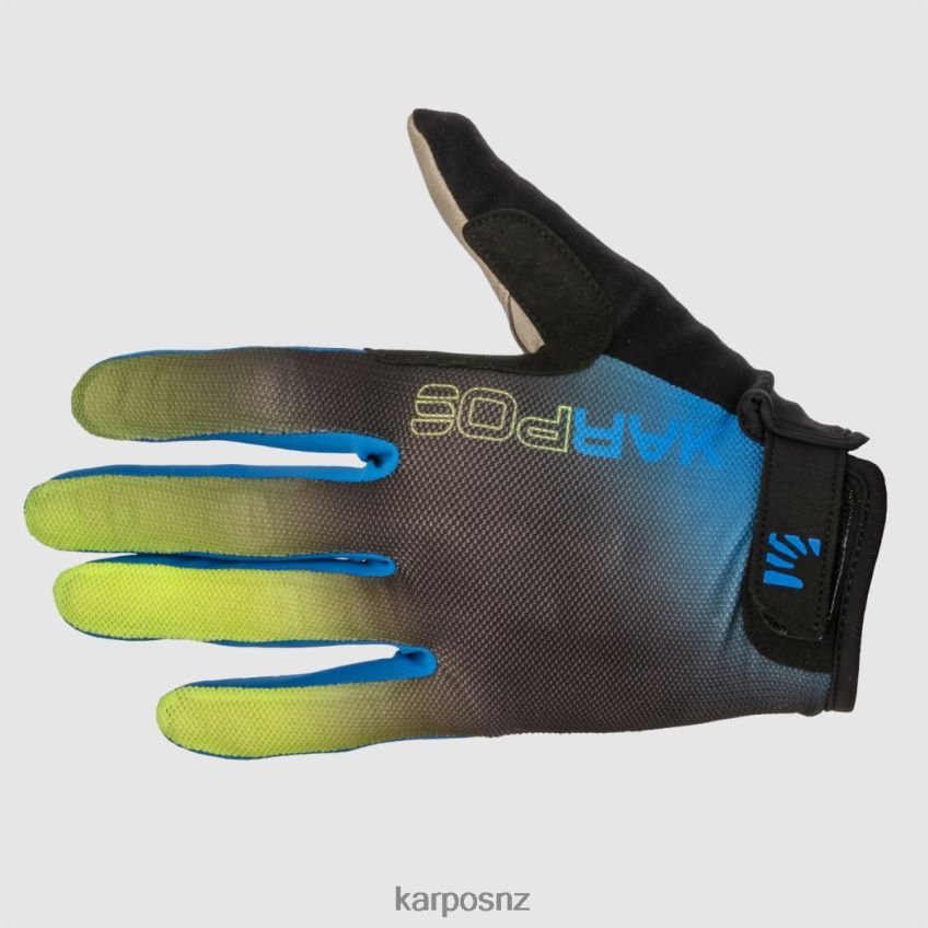 Glove| INDIGO B/BLACK/GREEN FLUO 0848P8898 Karpos FEDERIA GLOVE Women