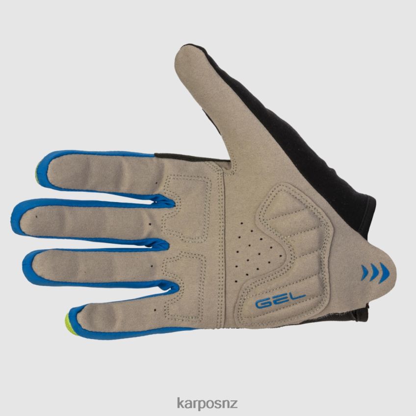 Glove| INDIGO B/BLACK/GREEN FLUO 0848P8898 Karpos FEDERIA GLOVE Women