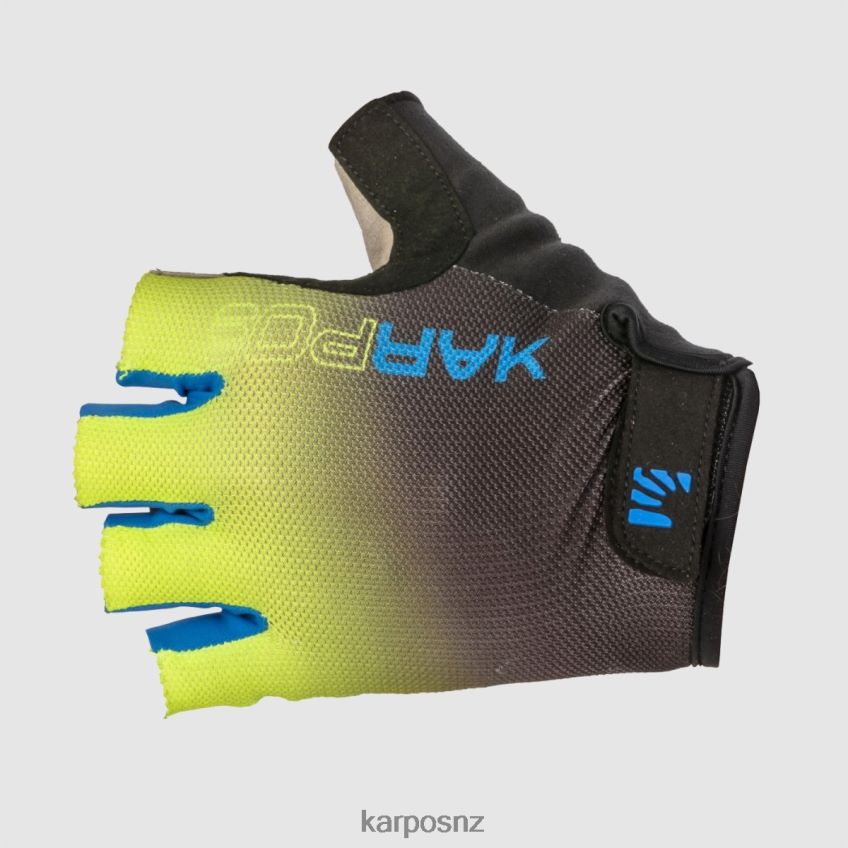 Glove| INDIGO B/BLACK/GREEN FLUO 0848P8908 Karpos FEDERIA 1/2 FINGERS GLOVE Women