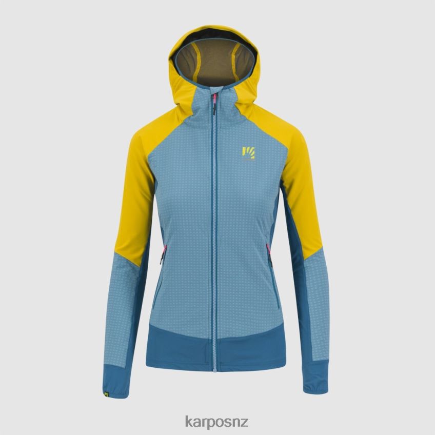 Jacket| ADRIATIC BLUE/LEMON CURRY/CORS 0848P81048 Karpos LEDE W JACKET Women