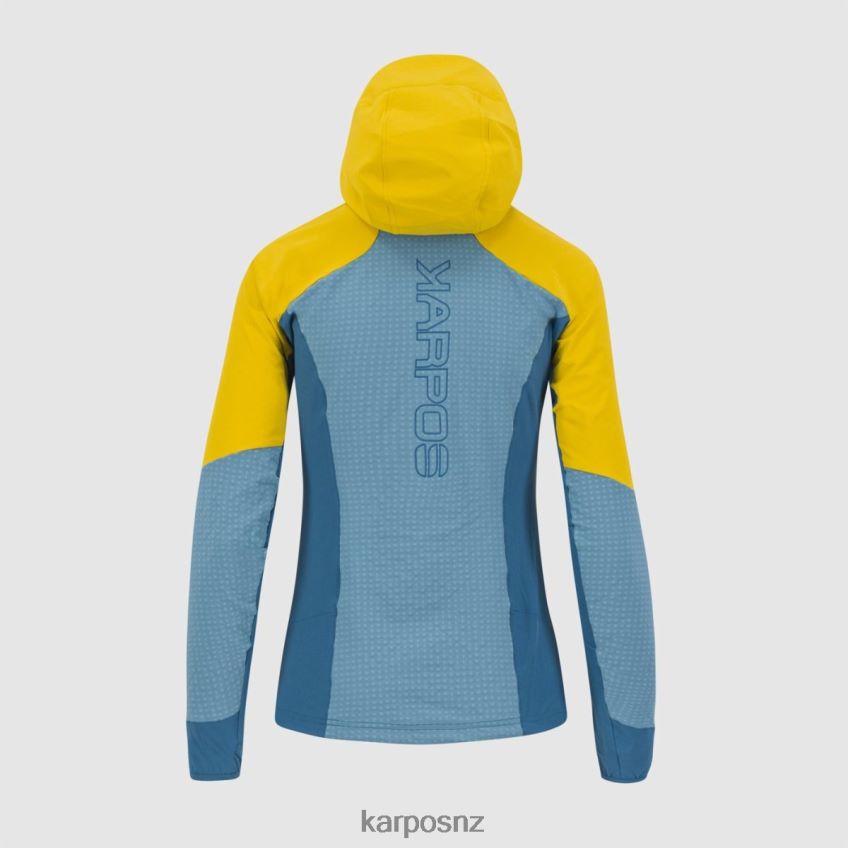 Jacket| ADRIATIC BLUE/LEMON CURRY/CORS 0848P81048 Karpos LEDE W JACKET Women