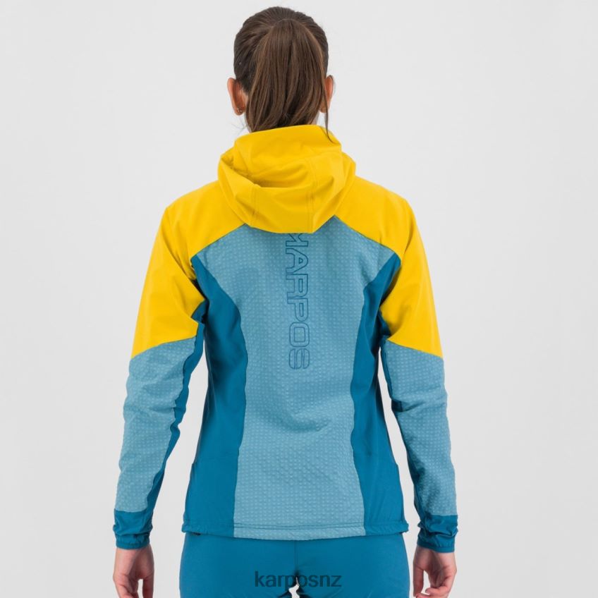 Jacket| ADRIATIC BLUE/LEMON CURRY/CORS 0848P81048 Karpos LEDE W JACKET Women