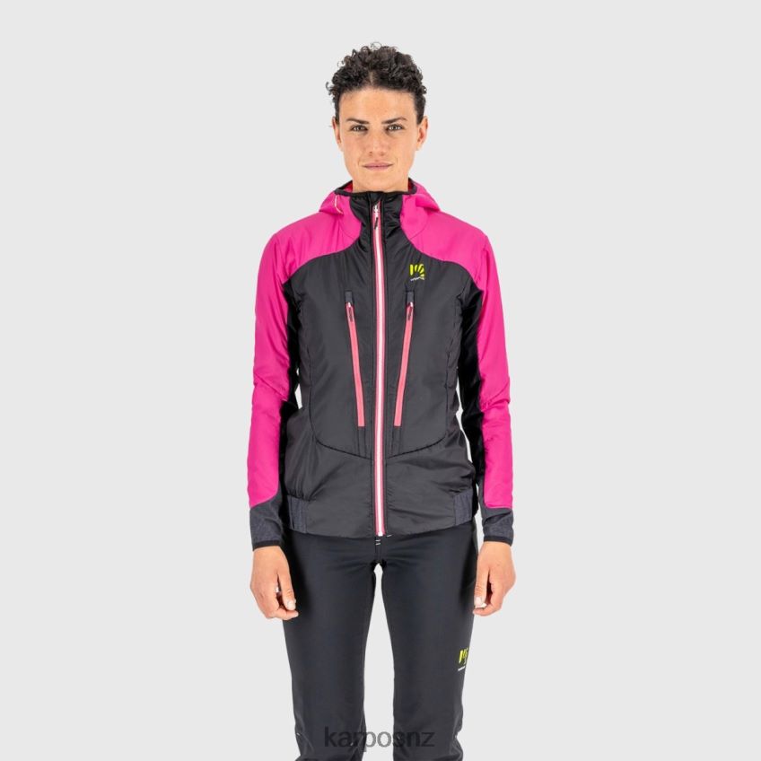 Jacket| BLACK/CABARET 0848P81004 Karpos K-PERFORMANCE HYBRID W JACKET Women