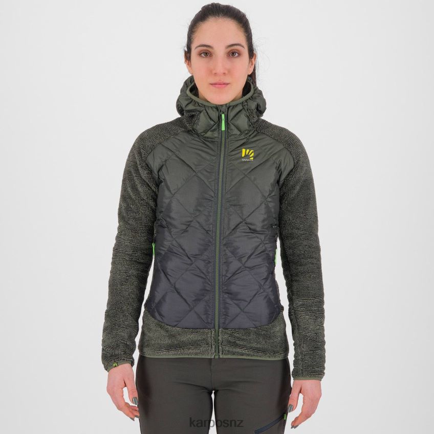 Jacket| BLACK SAND/THYME 0848P81027 Karpos SMART W MARMAROLE JACKET Women