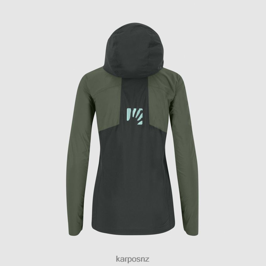 Jacket| BLACK SAND/THYME 0848P8951 Karpos VALSESIA SHELL W JACKET Women