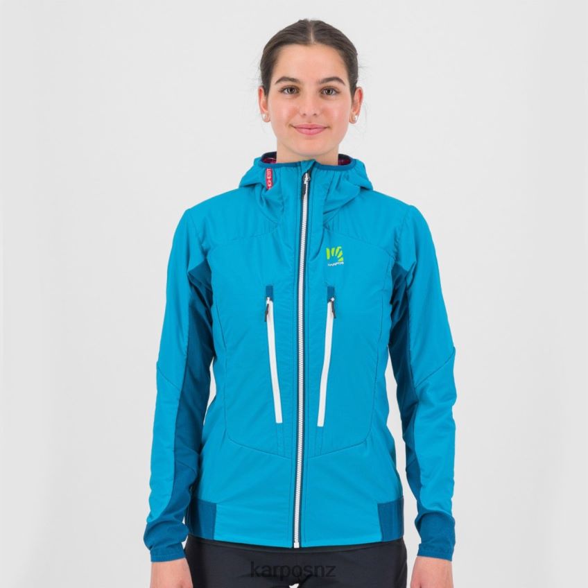 Jacket| BLUEBIRD/MOROCCAN BLUE 0848P81005 Karpos K-PERFORMANCE HYBRID W JACKET Women
