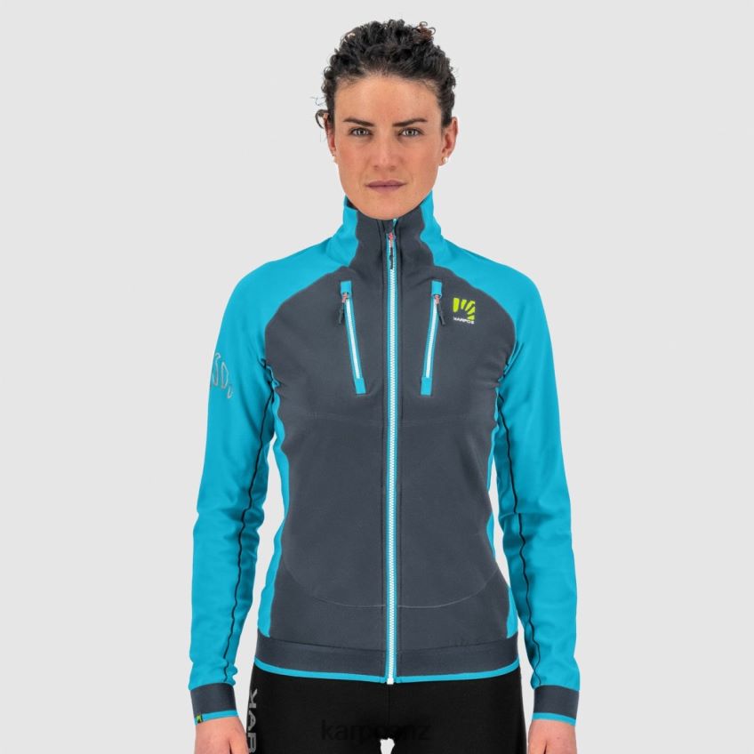 Jacket| DARK SLATE/BLUE ATOLL 0848P81075 Karpos ALAGNA EVO W JACKET Women
