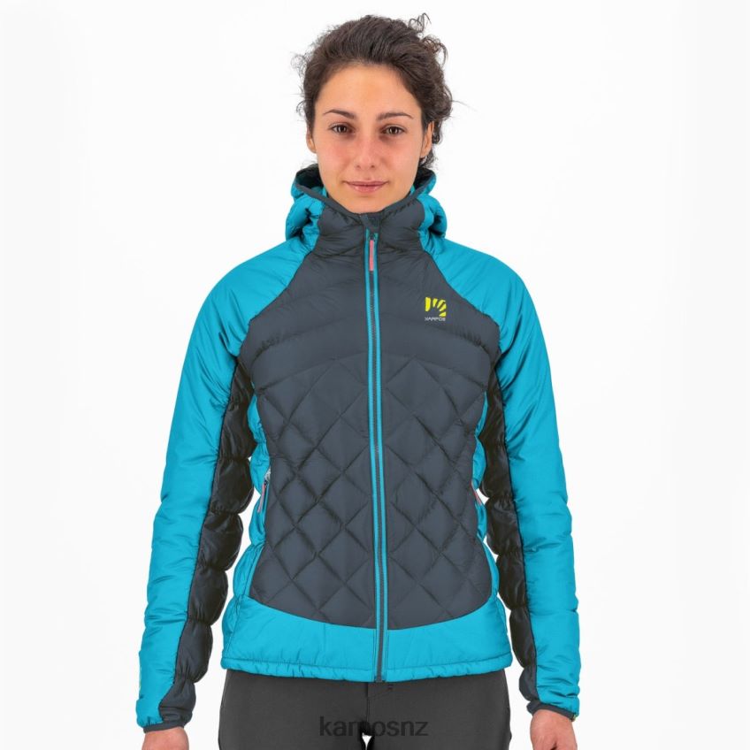 Jacket| DARK SLATE/BLUE ATOLL 0848P8988 Karpos LASTEI ACTIVE PLUS W JACKET Women