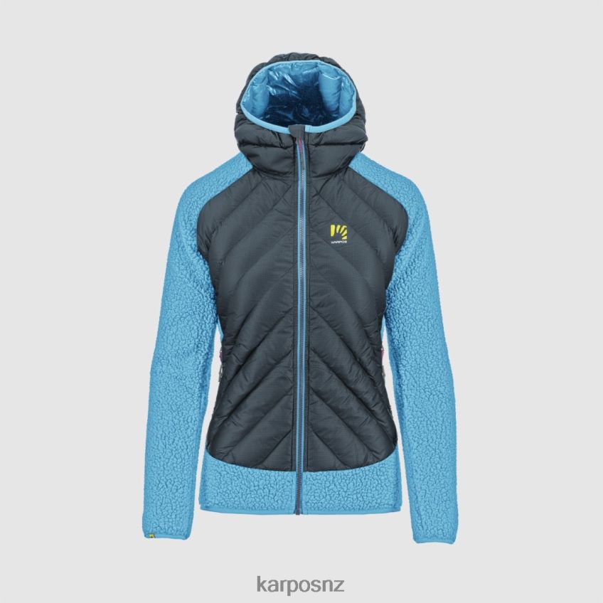 Jacket| DARK SLATE/BLUE ATOLL 0848P8996 Karpos MARMAROLE W TECH JACKET Women