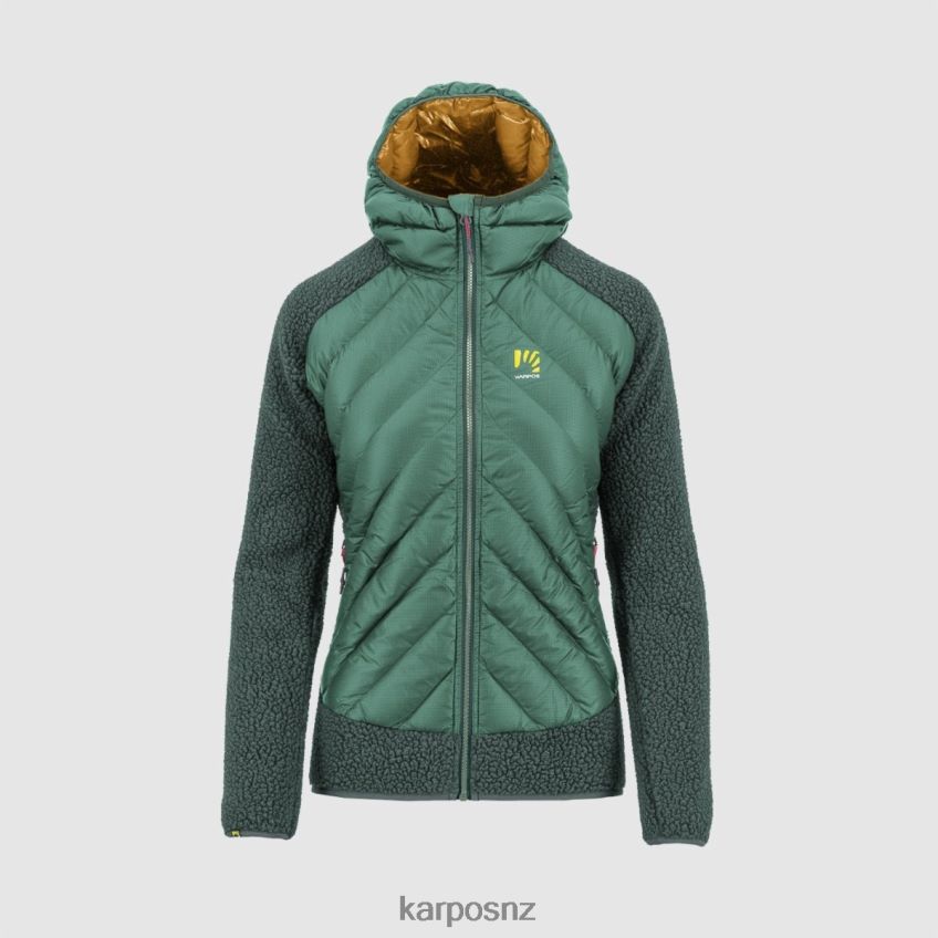 Jacket| FROSTY S/JUNGLE GREEN 0848P8995 Karpos MARMAROLE W TECH JACKET Women