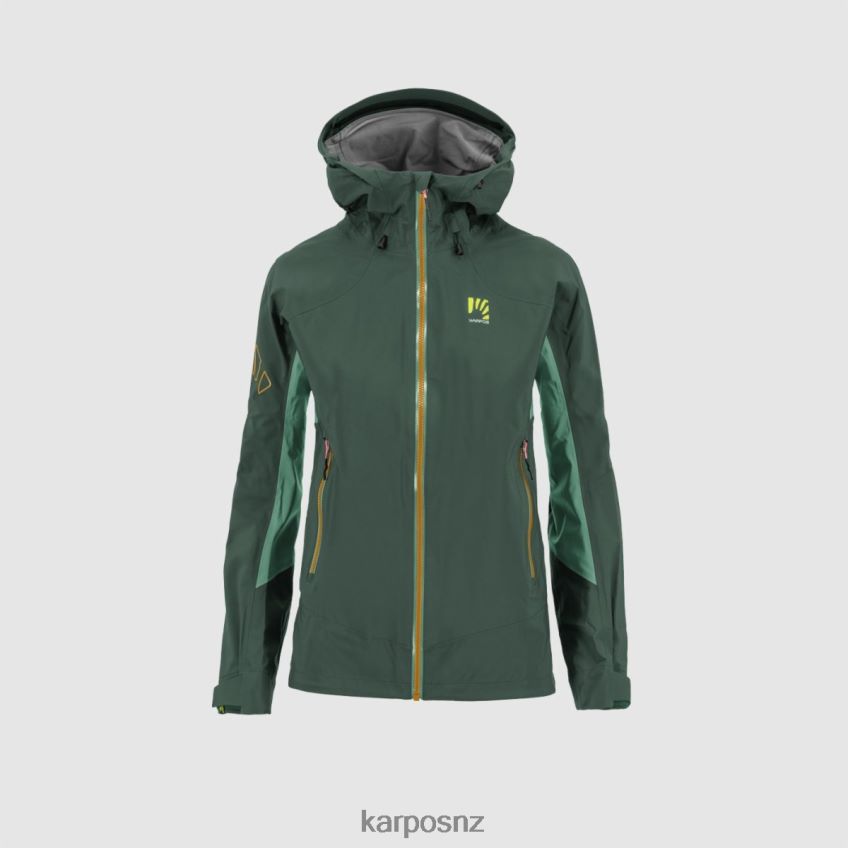 Jacket| JUNGLE GREEN/FROSTY S. 0848P8965 Karpos STORM EVO W JACKET Women