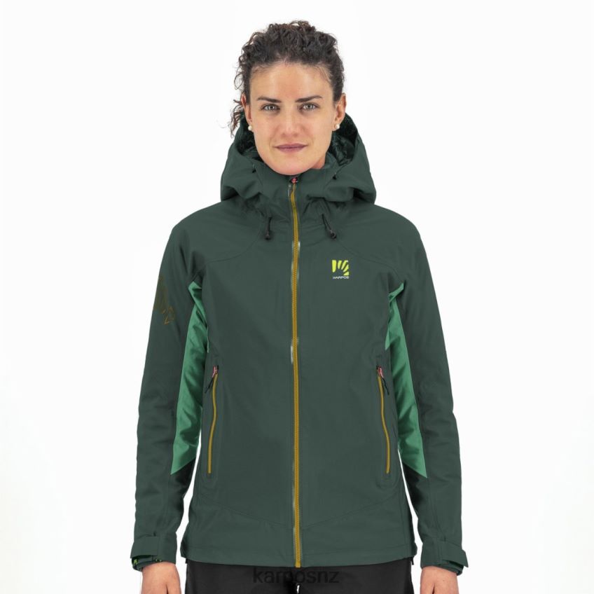 Jacket| JUNGLE GREEN/FROSTY S. 0848P8965 Karpos STORM EVO W JACKET Women